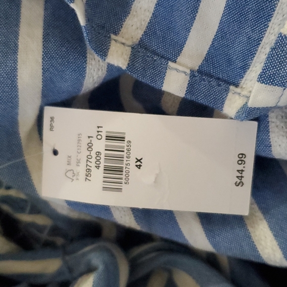 New Old Navy Striped Wrapped Maxi Dress - Picture 7 of 8